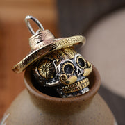 Mexican Sugar Skull Pendant