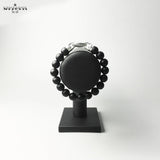 Black & Silver Beads Rebel Bracelet